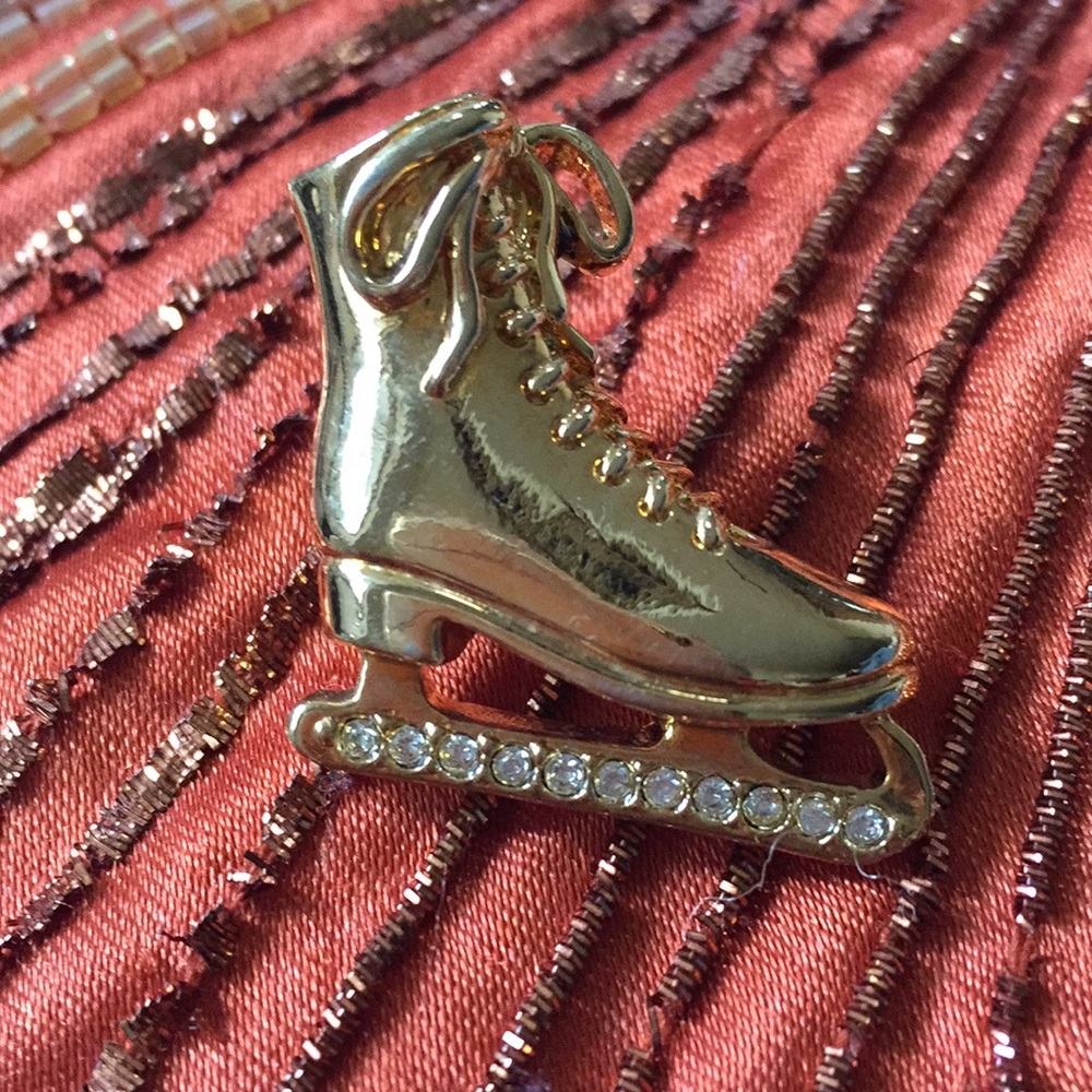 Skater Brooch